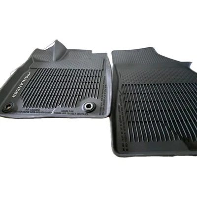 2 件丰田 Highlander 脚垫 PT908-48165 发球杆和过行者前部 2015-19? — 第 1/4 张图片