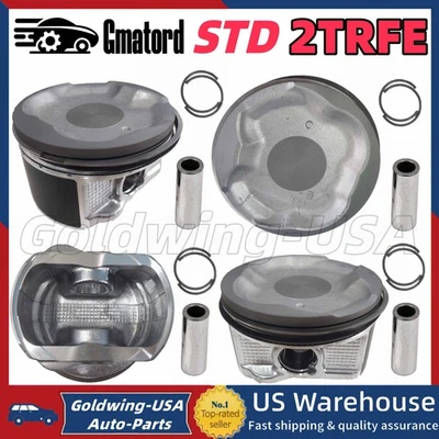 Kit de anillos de pistones de motor STD para Toyota Tacoma 2005-2015 2,7 L DOHC 16V para 2TRFE Foto 1 de 4