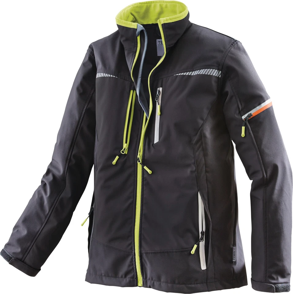 Softshelljacke Terrax Workwear Gr.L schwarz/limette TERRAX Arbeitsjacke JAcke - Bild 1 von 1