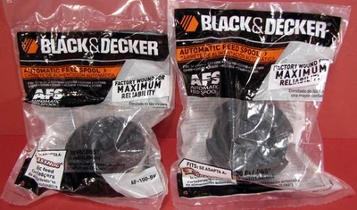 Lot of 2 Packages Black And Decker AFS Automatic Feed Spool AF-100BK 30 Feet Ea. - Image 1 of 2
