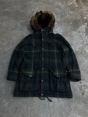 Rare Ralph Lauren Blue Label Wool & Alpaca Blend Real Fur Jacket Archive Size wL - Image 1 of 4