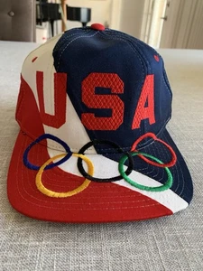 De colección Starter Tri Power Equipo de EE. UU. OLIMPIADAS Logo Grande Snapback Sombrero Años 90 Deportes Nuevo sin Etiquetas - Imagen 1 de 10