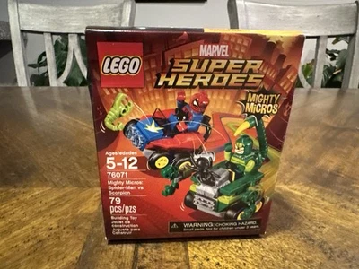 Lego Marvel Super Heroes Mighty Micros: Spider-Man vs. Scorpion 76071 - NEW - Image 1 of 2