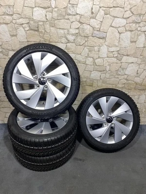 VW Golf 8 GTD GTI 17 Zoll Felgen Belmont 205/50 R17 Winterreifen Bridgestone  - Bild 1 von 4