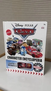 Disney Pixar Cars Character Encyclopedia WITH LIGHTNING MCQUEEN + POSTER Used - Picture 1 of 8