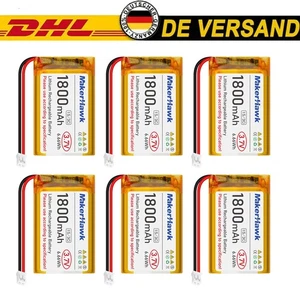 103450 3,7 V 1800 mAh, PCM, JST PH2.0-2P T x L x L: 10 x 34 x 50 mm 2 PIN distanza pin - Foto 1 di 8