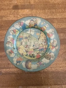 Vintage PETER RABBIT Radio Party BLECH LITHO TELLER Osterhase H CADY 7 3/4" - Bild 1 von 4