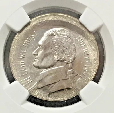 1997 Jefferson Nickel Major Mint Error Broadstruck & Multistruck - NGC MS-65 6FS - Image 1 of 4