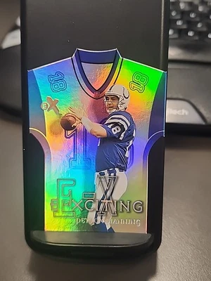 2000 Fleer Peyton Manning EX E-xciting  5 Of 10 XT Die-Cut NM - Image 1 of 2