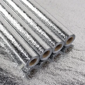 4PCS Kitchen Oil Proof Backsplash Wallpaper Peel and Stick Aluminum Foil Pape... - Picture 1 of 7