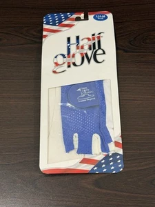 New Lady Classic Left Hand Half Glove Medium White/Blue New - Picture 1 of 8