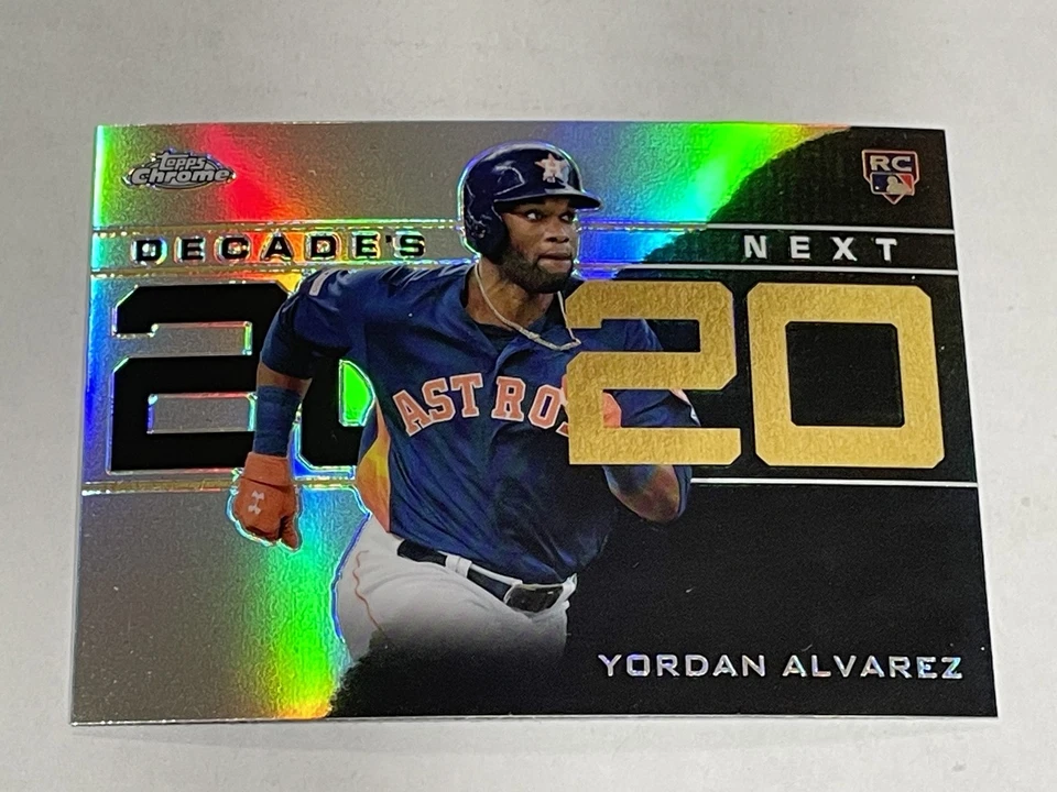 2020 Topps Chrome Update Baseball Decade's Next - Yordan Alvarez RC - Astros - Image 1 of 2