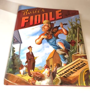 T-25 Rosies Fiddle hardcover/ dustjacket signed by author Illustrated by Kevn - Imagen 1 de 2