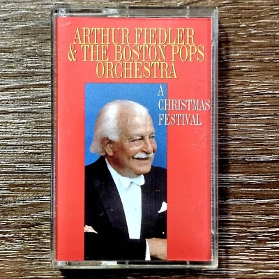 Arthur Fiedler & The Boston Pops Orchestra - A Christmas Festival 1994 Cassette Foto 1 de 4