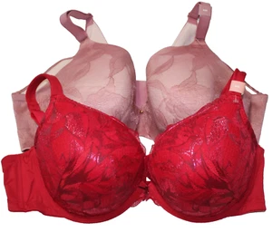 Lot 2 New Cacique Boost Plunge Bras - Size 44D - Picture 1 of 10