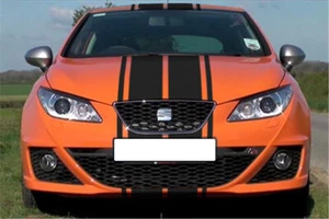 Double Bande Filet Racing Stripes Vinyl Decal for SEAT Ibiza 4 2008 2019 BD802-8 - Imagen 1 de 4