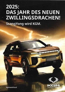 KGM ( SsangYong ) Tivoli - Actyon Brochure / Prospekt 2025 !!! - Bild 1 von 1