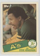 1985 Topps Traded Collector's Edition (Tiffany) Steve Henderson #50T