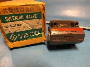 TACO	MVS-2203Y AC-100V/110V  3/8"  Solenoid valve - Picture 1 of 4