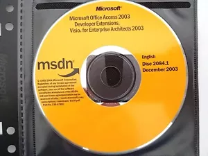 Microsoft Office Access 2003 Developer Extensions & Visio Enterprise Architects - Picture 1 of 1