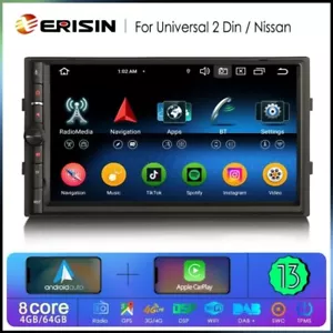 Erisin ES6736U Autorradio GPS 2 din Android 13 Wi-Fi 4G Carplay Android Auto 4GB - Imagen 1 de 8