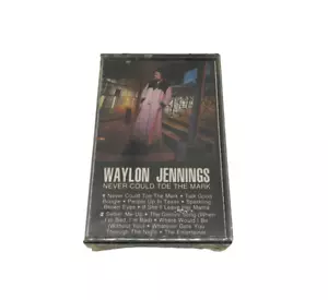WAYLON JENNINGS -- Never Could Toe The Mark (CASSETTE TAPE / RCA 5017) Sealed!!! - Picture 1 of 7