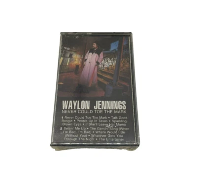 WAYLON JENNINGS -- Never Could Toe The Mark (CASSETTE TAPE / RCA 5017) Sealed!!! - Image 1 of 4