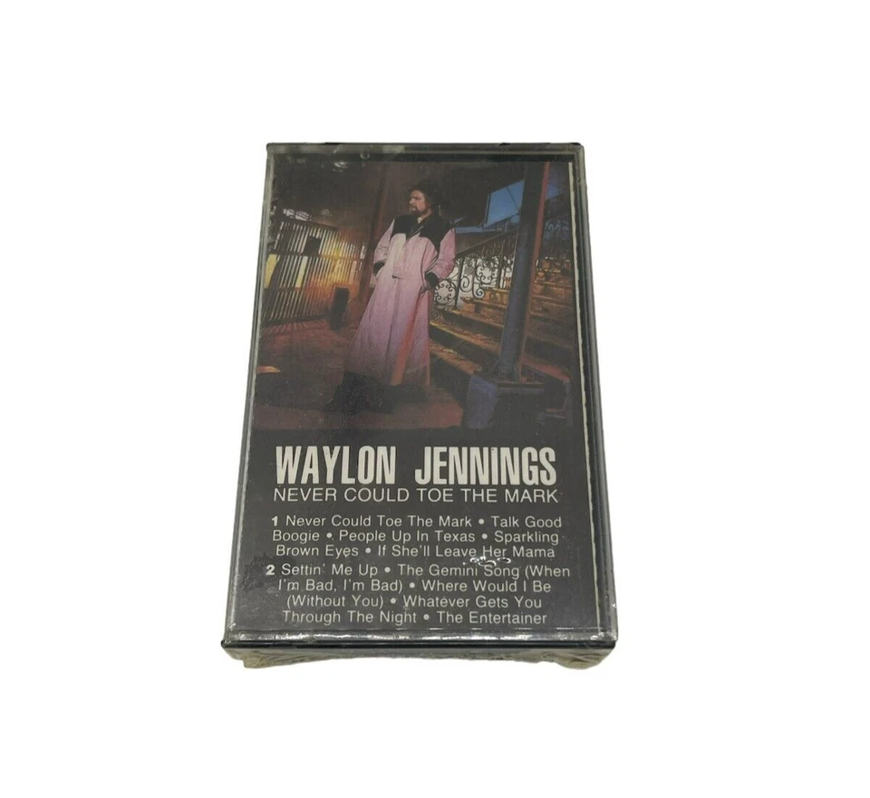 WAYLON JENNINGS -- Never Could Toe The Mark (CASSETTE TAPE / RCA 5017) Sealed!!! - Image 1 of 4