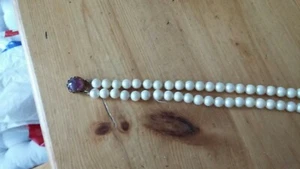 Vintage faux pearl necklace - Picture 1 of 3