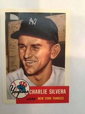 1991 Topps Archives 1953 New York Yankees Baseball Card #242 Charlie Silvera - Image 1 of 2