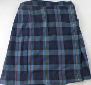 LANDS END French Blue School Uniform Custom Kilt Skirt Girls 7 NEW - Picture 1 of 5