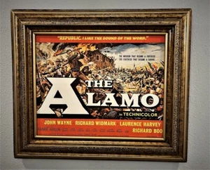 "ALAMO FILM GERAHMTES LEINWANDPOSTER, 26""x22" - Bild 1 von 1