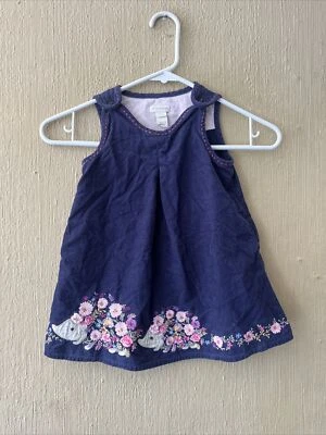 Monsoon Baby Girl’s Toddler Dress Corduroy  Age 12-18 Months Porcupine Animal - Image 1 of 4