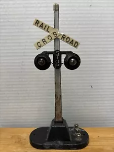 Lionel 154 Highway Crossing signal O/O-27 As Is For Parts/Repair - Picture 1 of 7