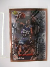 1996-97 Finest #22 Ray Allen B RC w/coating BUCKS