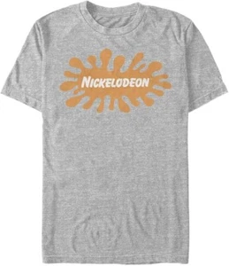 NICKELODEON Nick Logo Gray XLT T-Shirt Chest: 47" NEW Mens XL Tall - Picture 1 of 6
