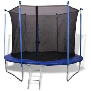 Garten Trampolin Komplettset +Sicherheitsnetz Leiter Regenschutz mehrere Auswahl - Bild 1 von 28