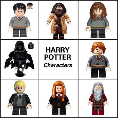 NUEVO LEGO Minifigura Personajes de Harry Potter - Harry, Draco, Snapes y Más! Foto 1 de 2