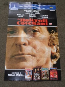 The Holcroft Covenant 1985 VHS Film Poster (Michael Caine) - Picture 1 of 1