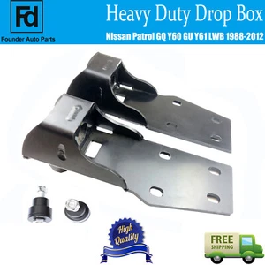 Drop Boxes Suit 3"-5" inch Suspension Lift Kit GQ Y60 GU Y61 Nissan Patrol Kit - Picture 1 of 3