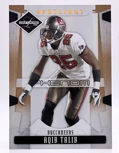2008 Leaf Limited Bronze Spotlight #208 Aqib Talib RC /125 Tampa Bay Buccaneers - Picture 1 of 2