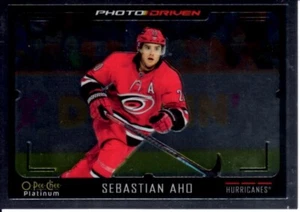 2021-22 OPC Platinum Sebastian Aho Photo Driven Card # PD-6 - Picture 1 of 2