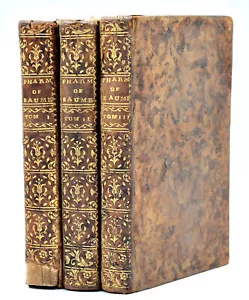 Antoine Baumé : ELEMENS DE PHARMACIE THEORIQUE ET PRATIQUE. 3 vol., 1769, grav. - Picture 1 of 3