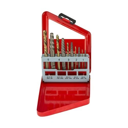 Neiko 01925A Left Hand Cobalt Drill Bit Set