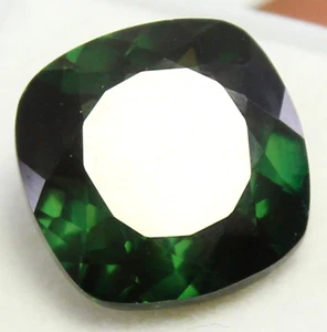 Natural 10.30 Ct Green Certified Tsavorite Garnet 13x13 MM Cushion Unheated Gems - Picture 1 of 6