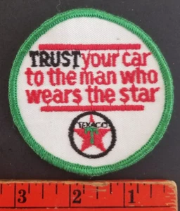 Texaco Trust Your Car To The Man Who Wears The Star Gas Auto Patch - Picture 1 of 2