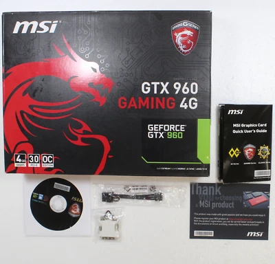 MSI Nvidia GeForce GTX 960 GAMING 4G [PCIExp 4GB] Twin Frozr V graphics board - Image 1 of 4