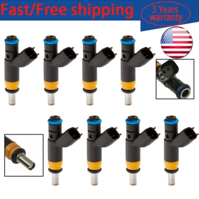Inyector de combustible 8 piezas para Jeep Commander 5,7 L 2009 2010 Dodge Magnum 6,1 L 2006-2008 Foto 1 de 4