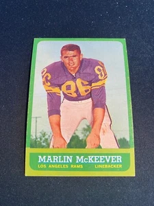 1963 TOPPS FOOTBALL #46 MARLIN McKEEVER!! $1 SHIPPING!! - Picture 1 of 2