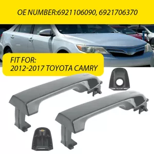 Outside 2X Door Handle Front Left & Right For 2012 2014-2017 2013 Toyota - Picture 1 of 15